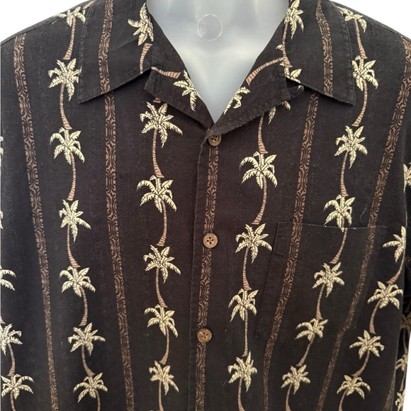 QUIKSILVER Edition Palm Trees Comfort Fit Men L Large - Picture 2 of 6